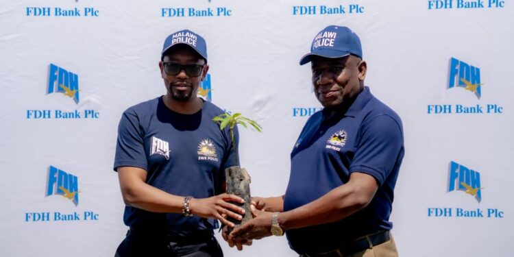 FDH Bank gives Malawi Police 10, 000 tree seedlings