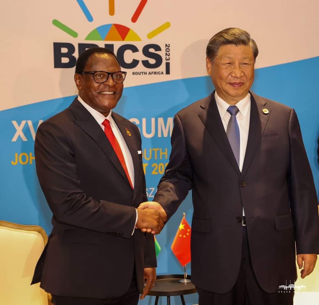Chakwera meets Chinese president, address BRICS gathering