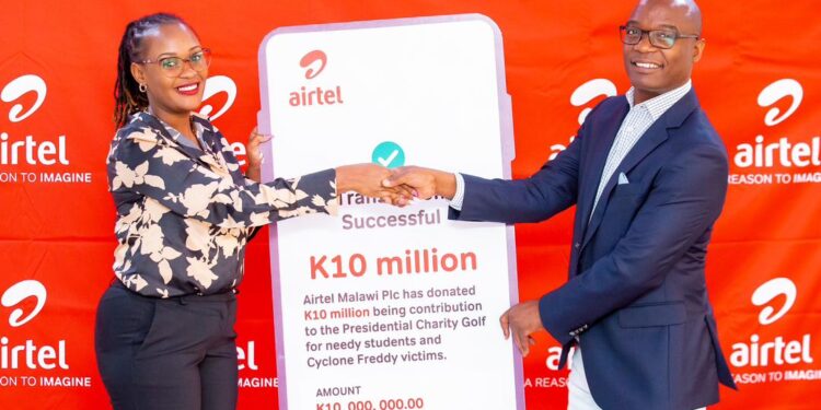 Airtel Malawi commits MK10 million in supporting needy tertiary students and cyclone Freddy survivors