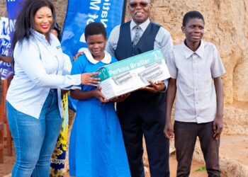 NBM fulfils promise: Delivers 3 braille machines to Nazombe School for the Blind