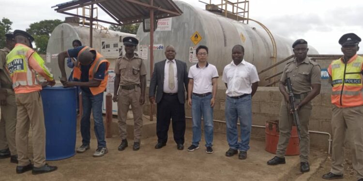 CJIC donates fuel to Mponela Police