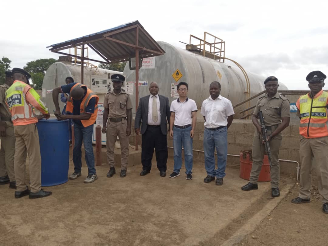 CJIC donates fuel to Mponela Police
