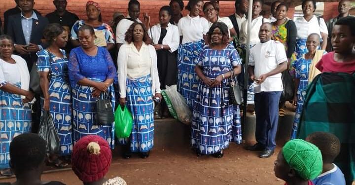 Dowa CCAP christians donate to patients at Dowa hospital