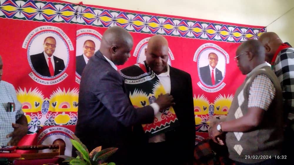 Robbery suspect, politician Joe Nyirongo joins MCP