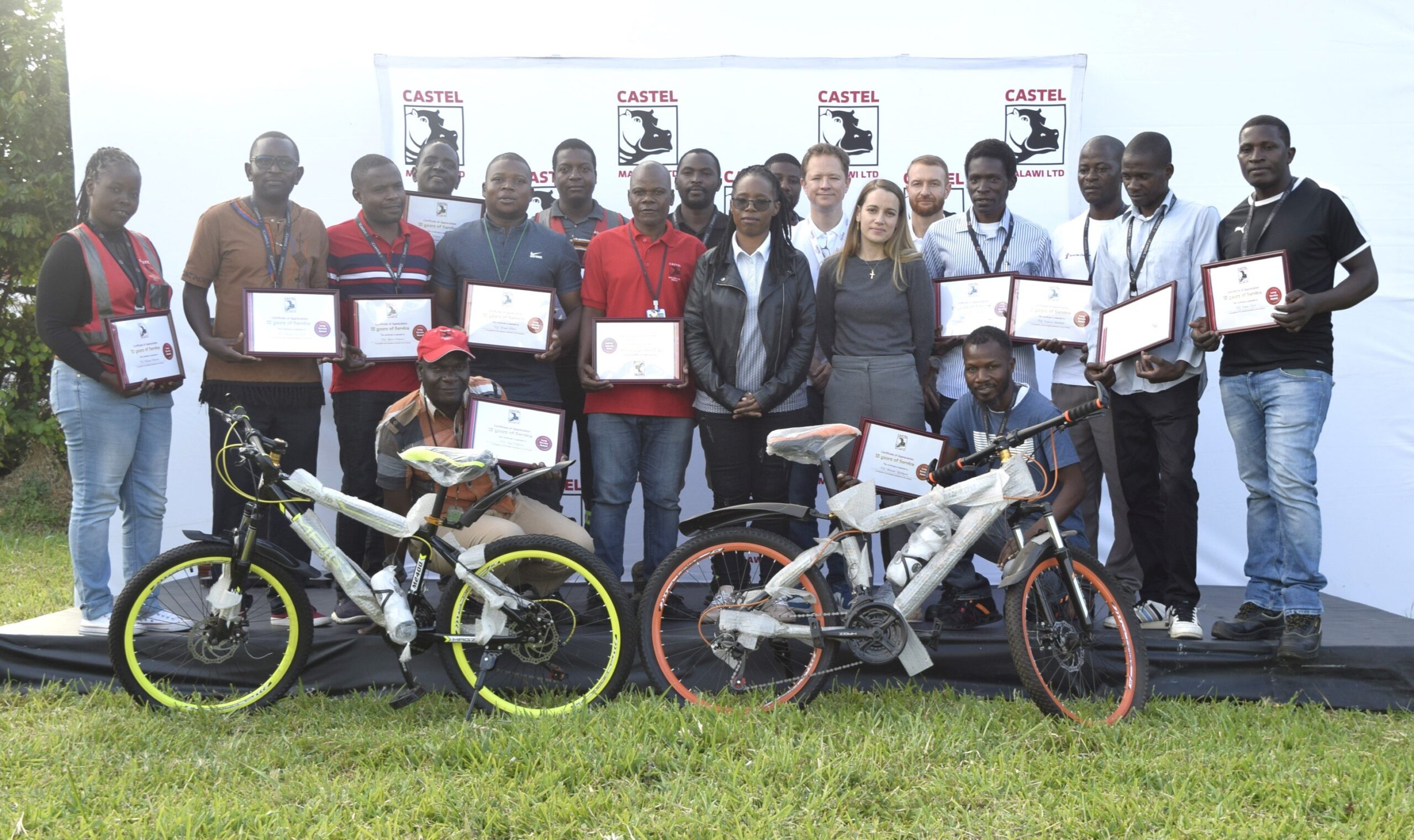 Castel Malawi awards 50 long serving employees