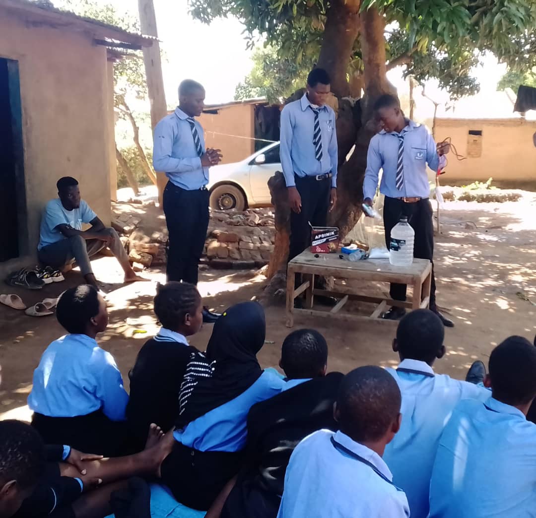 Magodi Christian Private School produces chlorine to control waterborne diseases