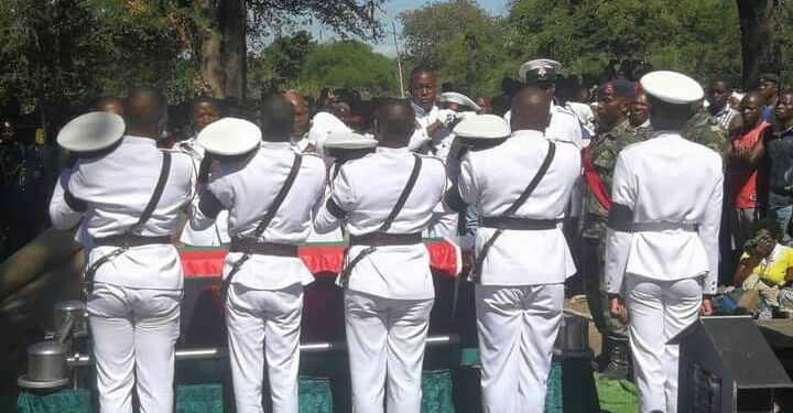 Major Aidini laid to rest in Mangochi