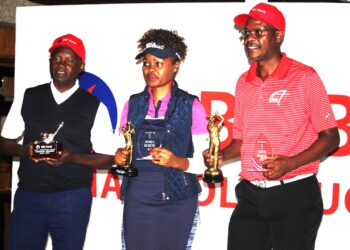 Mzanda Luhanga win NBS Bank May Golf Mug