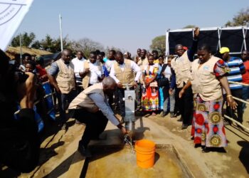 NWRA donates borehole to Kanyenda Village