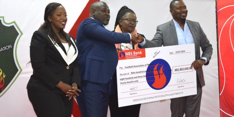 NBS Bank plc pumps K982 million into football 