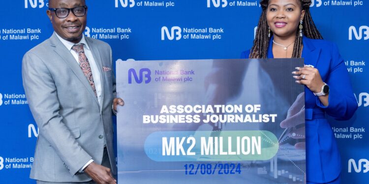 NBM plc gives K2 million to Business Journalists 