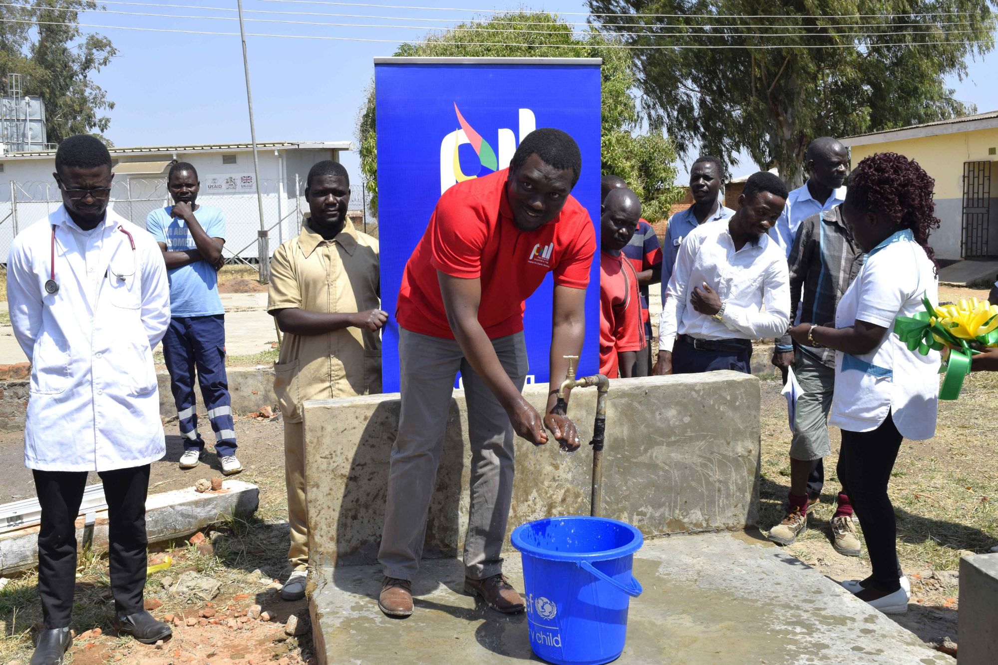 PIL waters Linyangwa Health Centre in Kasungu