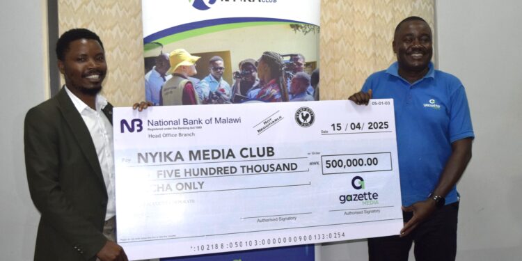 Gazette Media donates half a million towards Nyika Media Club AGM