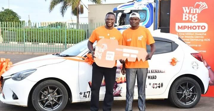London Winners hands over second Mazda Demio in Win Big Promotion
