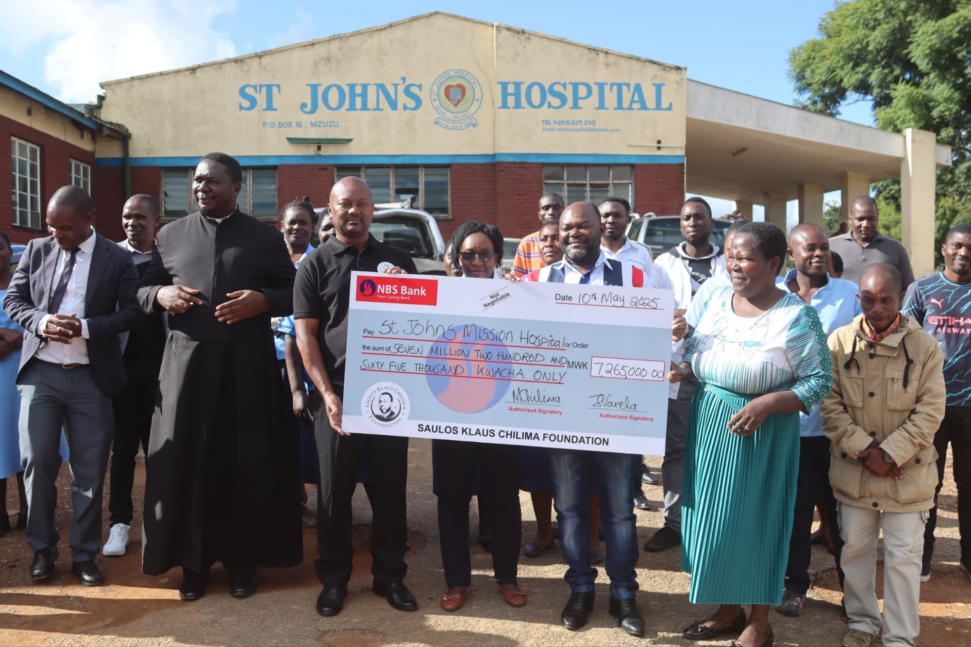 SKC Foundation supports St John’s Mission Hospital with K7.2m