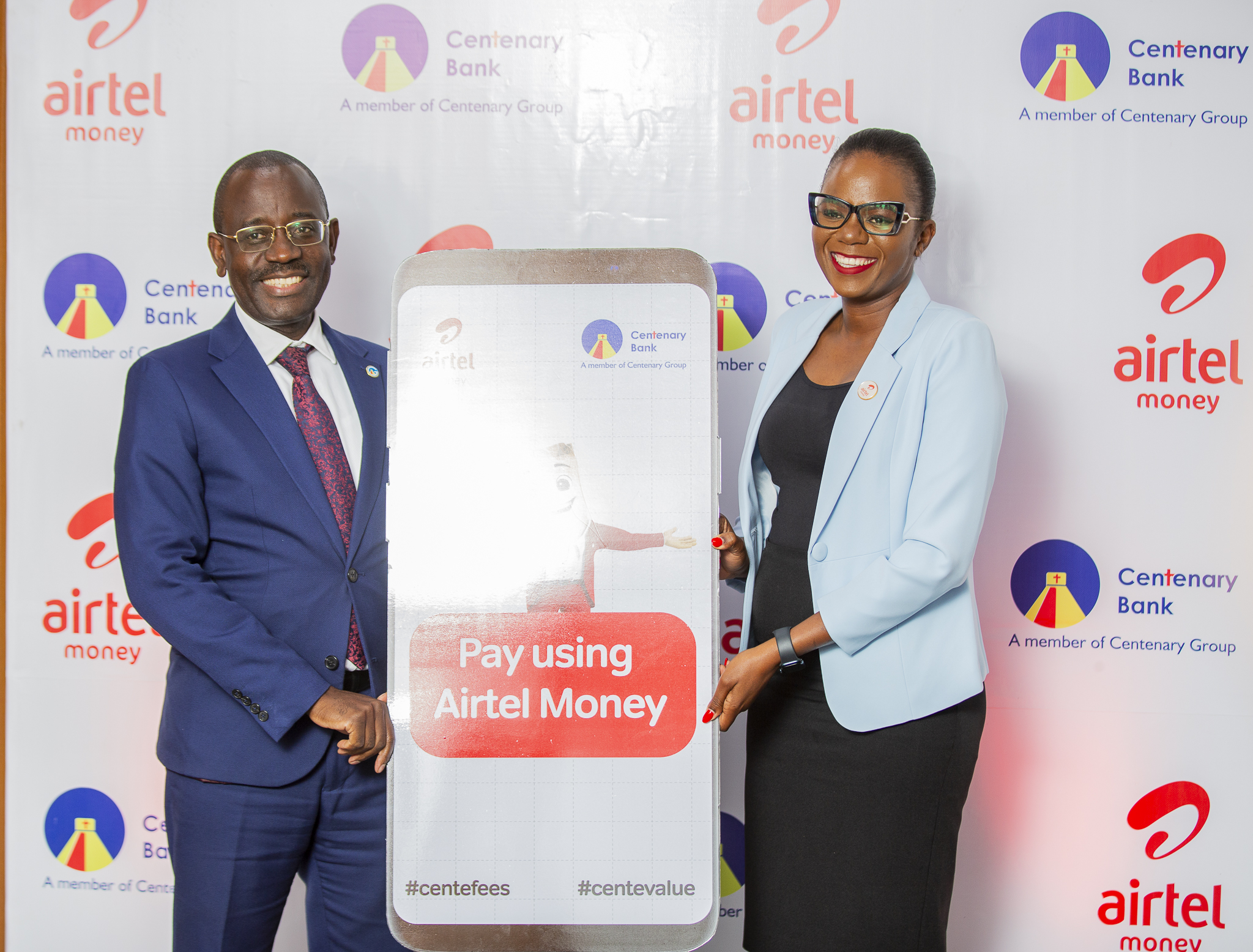 Airtel Money and Centenary Bank sign pact