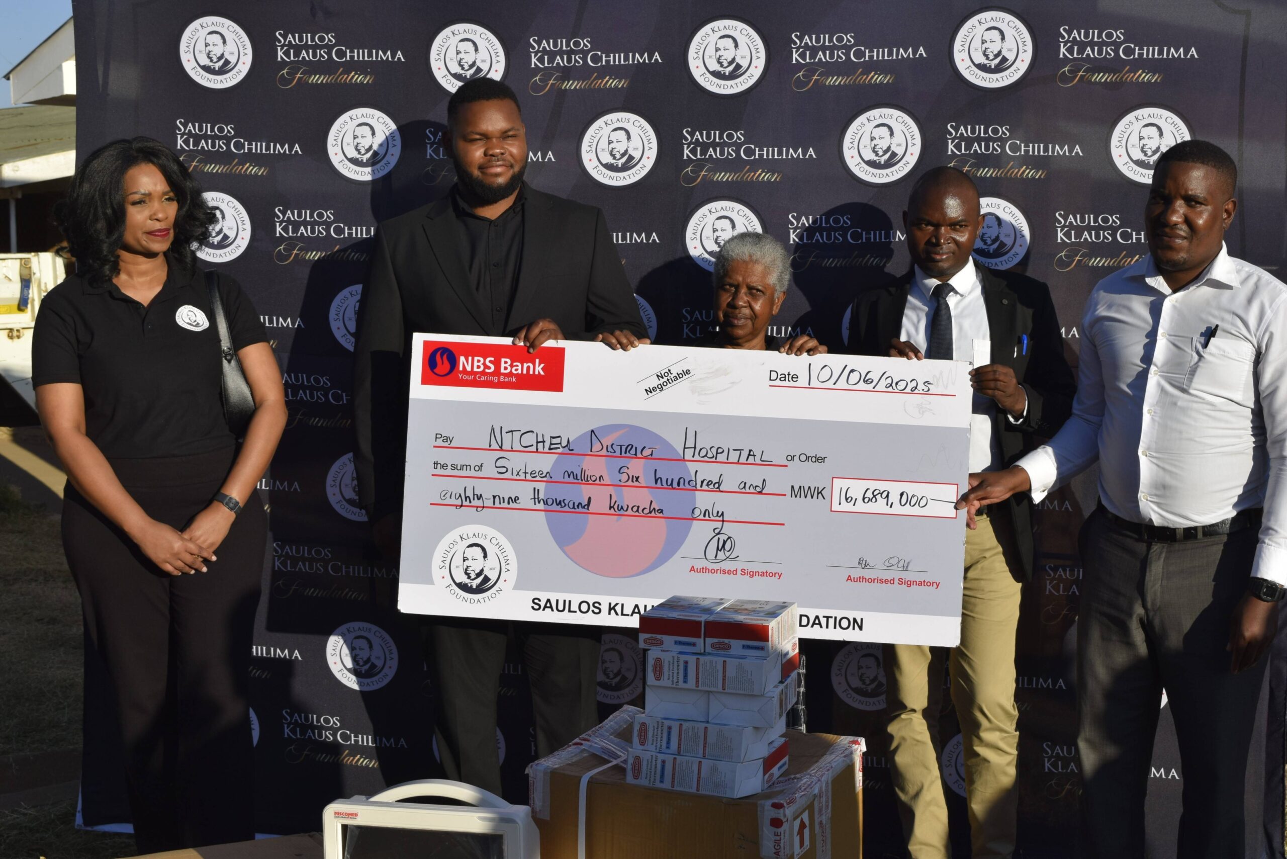SKC Foundation aids Ntcheu Hospital with K16 million medical supplies