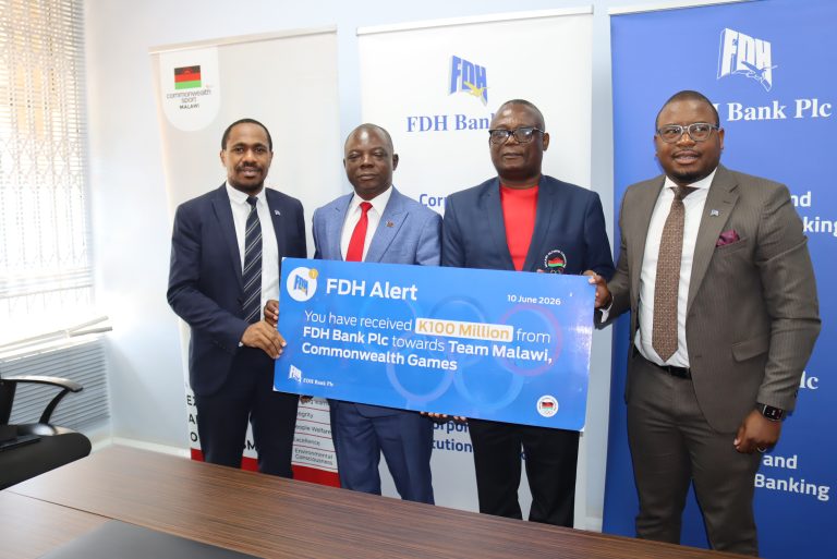 FDH Bank plc injects K100m into Team Malawi’s Commonwealth Games
